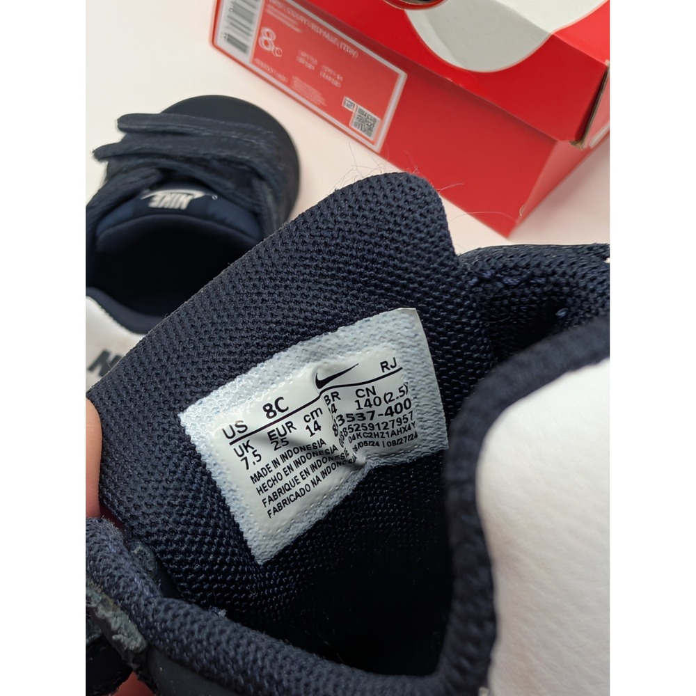 Nike Court Royale TDV Toddler Sneakers Navy White 833537-400 Size 8C - Picture 4 of 6